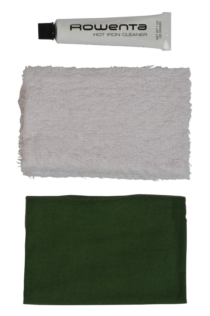 Rowenta Garment Care Accessories, Cleaning Kit for Steam Iron, Non toxic, Improve the Soleplate Glide, Starch or Melted, Synthetic Fiber Remover - Image 1