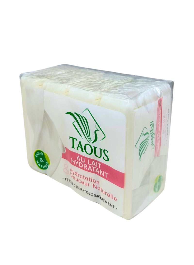 الطاووس صابون مغربي مع مرطب (الطاوس 4 قطع)