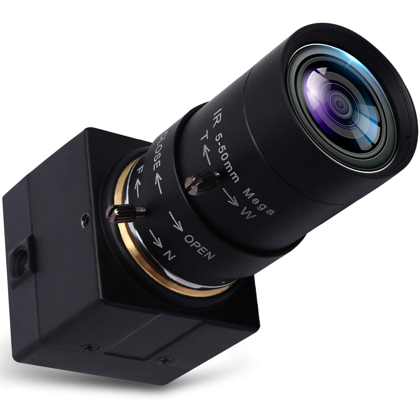 SVPRO Telephoto Webcam Mac Compatible 1MP USB Camera with 550mm Optical Zoom Lens Manual Focus Webcam UVC PC Cam for Windows Linux Android MAC1280x720 USB20 CMOS Video Camera for SecurityStreaming