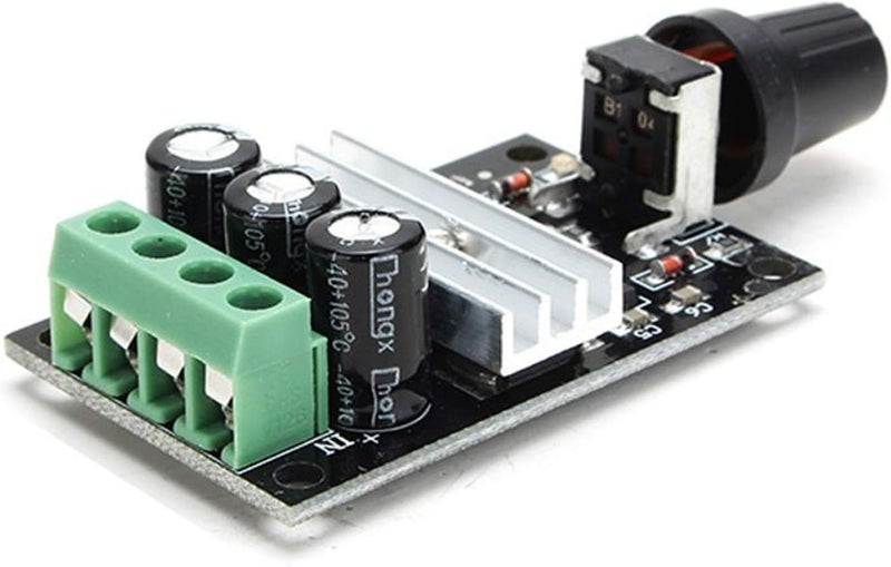 Greartisan 6V-28V 3A DC Motor Speed Controller PWM Variable Speed Regulator Governor Switch 1203B with Speed Control Knob - Image 2