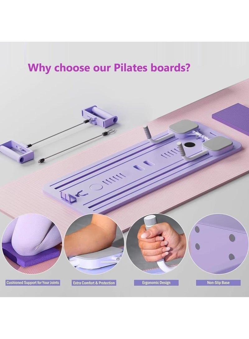 ELTRAZONE Pilates Reformer Machine with Timer, Foldable Pilates Machine for Home Use and Gym Workout, 5 in 1 Pilates Board, Suitable for Advanced and Beginners Users - Image 5