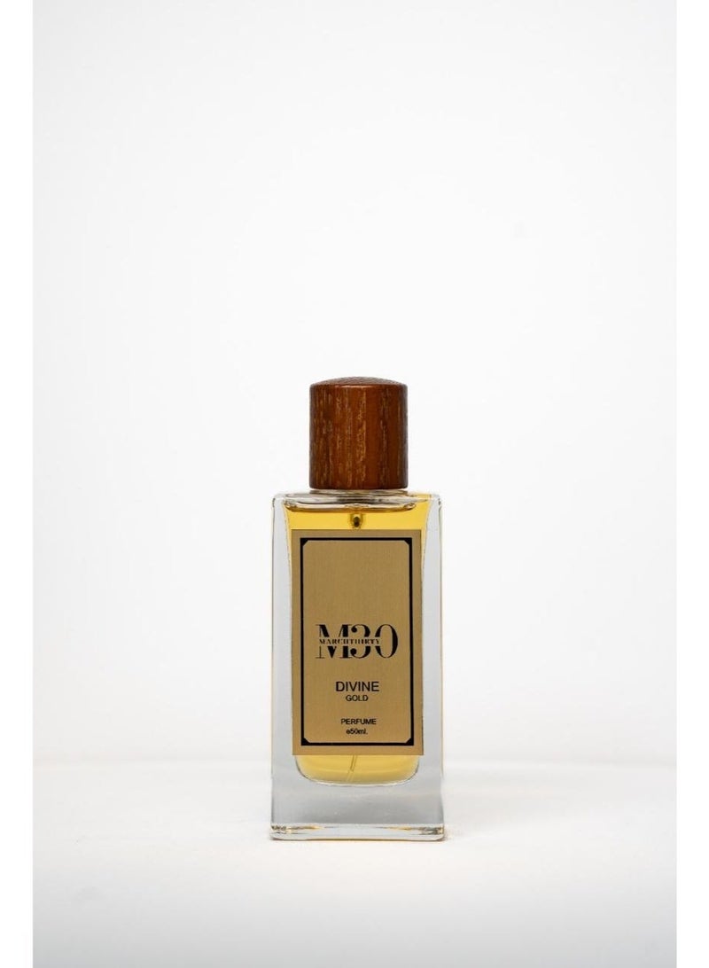 March Thirty Divine Gold Eau de Parfum 50ml – Patchouli, Oud, Musky, Leather, Warm Spicy Long-Lasting Perfume for Men - Image 3