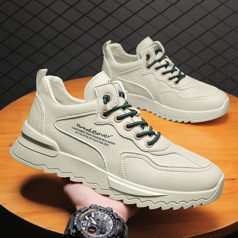 Chef Men'S Shoes Summer Kitchen Work Labor Protection Leather Shoes Black Casual Sports Men'S Trendy Shoes Spring - Image 2