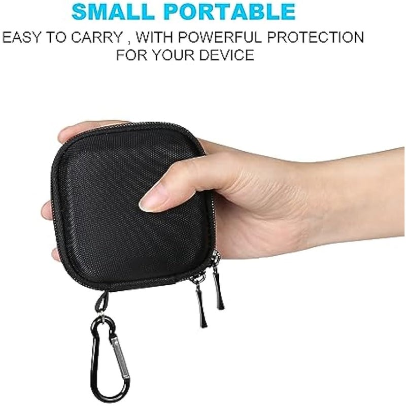 Hard Drive Carrying Case for Crucial X9 Pro/Crucial X10 Pro Portable SSD USB-A Adapter 1TB 2TB 4TB USB 3.2 External Solid State Drives Shockproof Water Repellent Storage Travel Bag, Black+Gray - Image 5