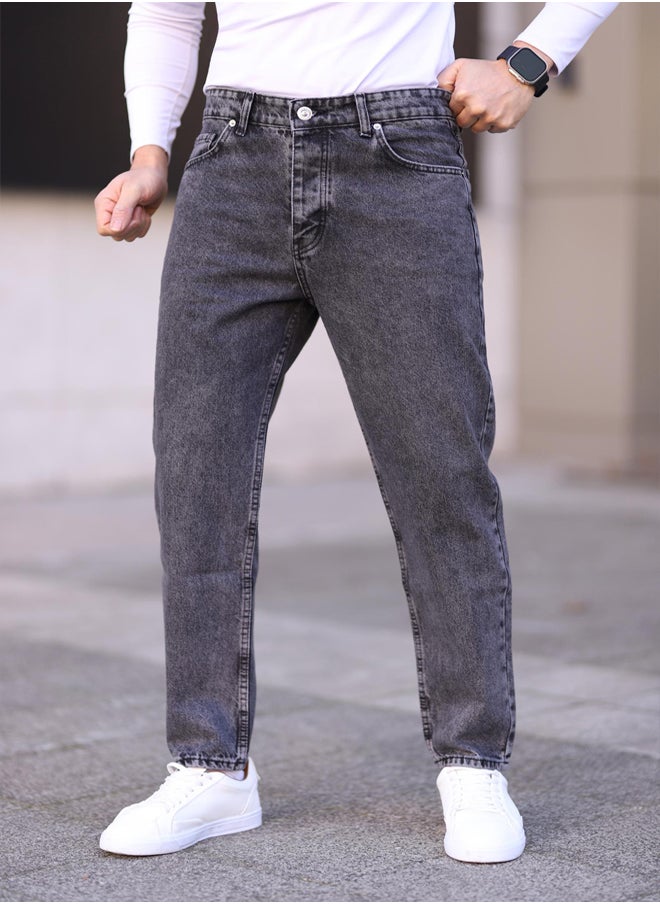 trendyol Gray Mens Boyfriend Jeans Denim Pants TMNAW25JE00020  - Image 1