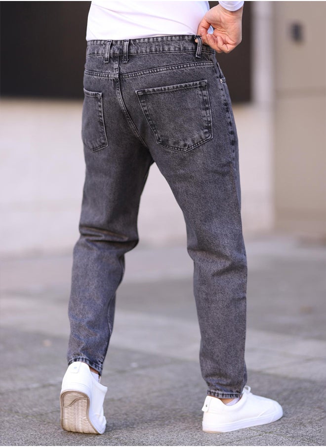 trendyol Gray Mens Boyfriend Jeans Denim Pants TMNAW25JE00020  - Image 5