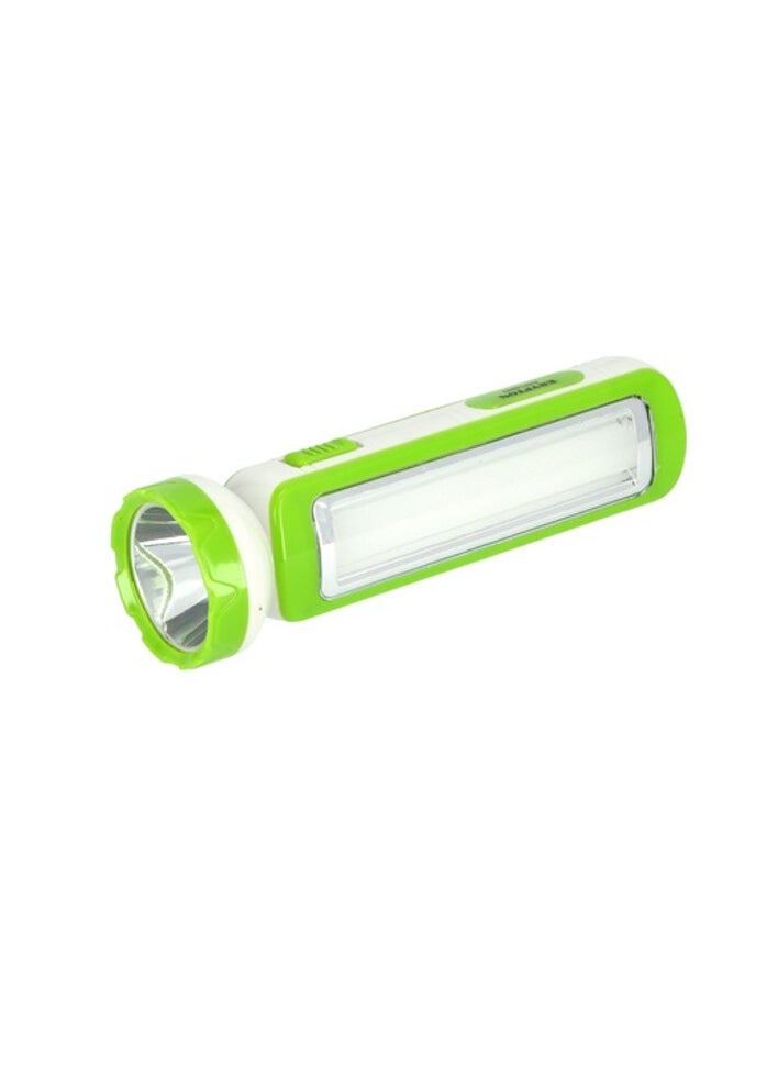 كريبتون - مصباح يدوي LED قابل لإعادة الشحن من كريبتون مع لوحة شمسية وإضاءة طوارئ - مصباح شعلة عالي الطاقة فائق السطوع - Image 1