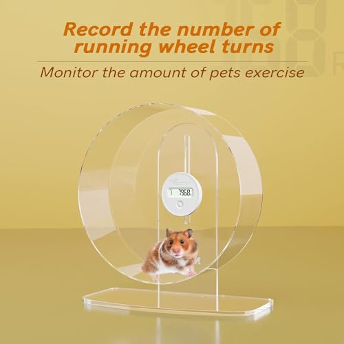 Niteangel Accurately Hamster Wheel Pedometer- Small Animal Step Counter for Super-Silent Hamster Wheel | Acrylic Wheel | Wooden Wheel (Niteangel Wheel Pedometer) - Image 4