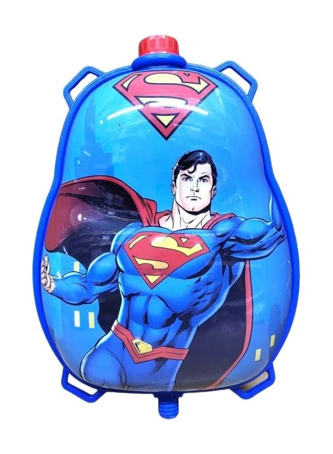 Super man Water Backpack Gun Toy with Adjustable Straps – High-Capacity Outdoor Water Shooter for Kids (Age 3+) - [8147] - Image 4