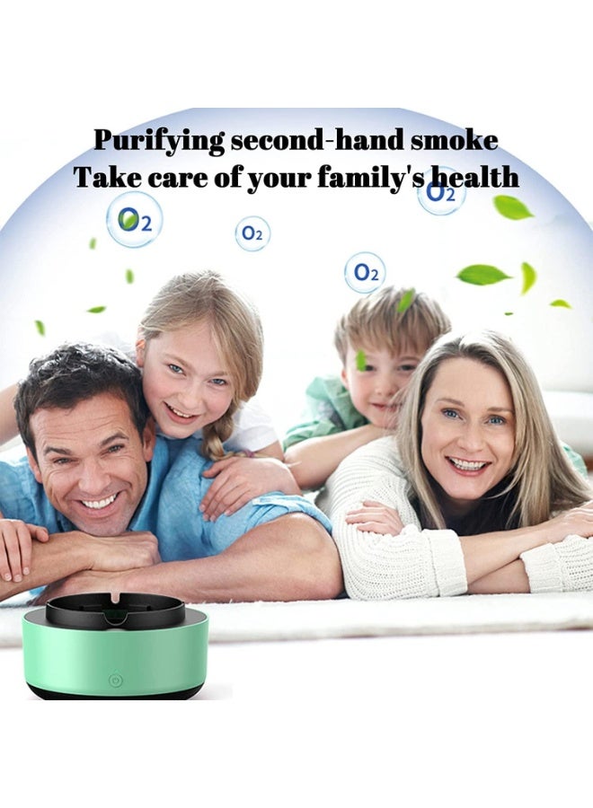 Kimaya Multipurpose Ashtray with Air Purification Function for Filtering Residual Cigarette Fumes and Neutralizing Odors, Ideal for Smoking Accessories  - Image 2