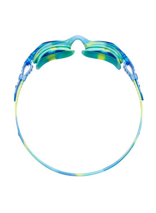 TYR Swimple Tie Dye Youth Swim Goggles, Blue;Green, Ages 310 - Image 4