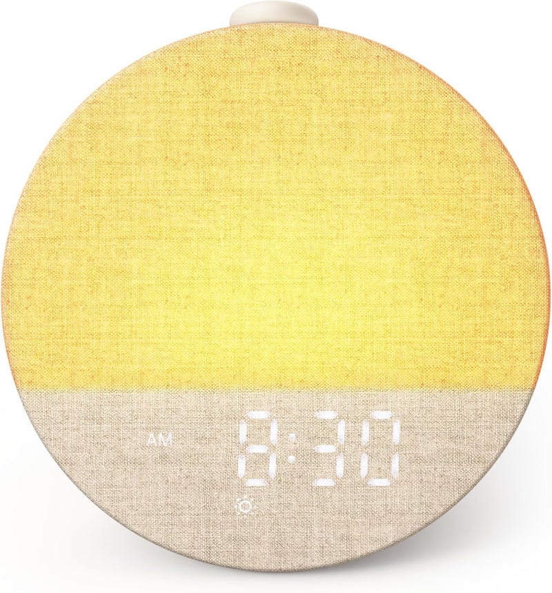 Dreamegg Sunrise 1 Pro - Sunrise Alarm Clock, White Noise Machine with 29 Sounds, Wake Up Light Alarm Clock with 6 Tones, 10 Night Light Colours, Favourites Mode, for Adults’ Sleep Routine - Image 1