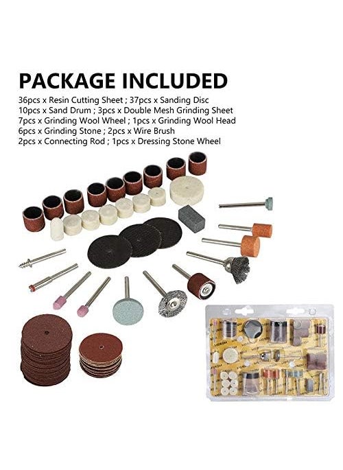NityaEcommerce nitya Electric Grinding Attachment Rotary Tool Accessories Kit Set of Mini Drill Grinding Polishing Drilling for Rotary Tool 105Pc  - Image 5