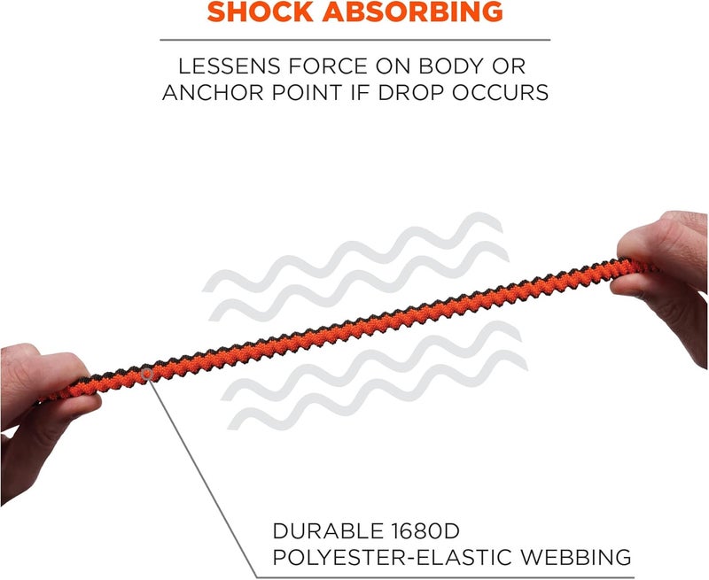 Ergodyne Squids 3104Fx Tool Tethering Lanyard with Cinch Loop End 10lbs - Image 5