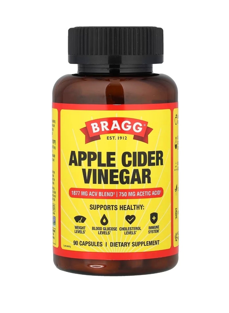 Bragg Apple Cider Vinegar  90 Capsules - Image 1