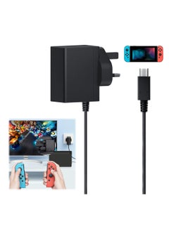 KASTWAVE High-Speed Charger for Nintendo Switch - for Dock/OLED/Lite/Pro Controller - Fast Wall Charger with Type C Cable - Supports TV Mode - 15V 2.6A Output - Efficient Gaming Power Supply (1.5 M)  - Image 1