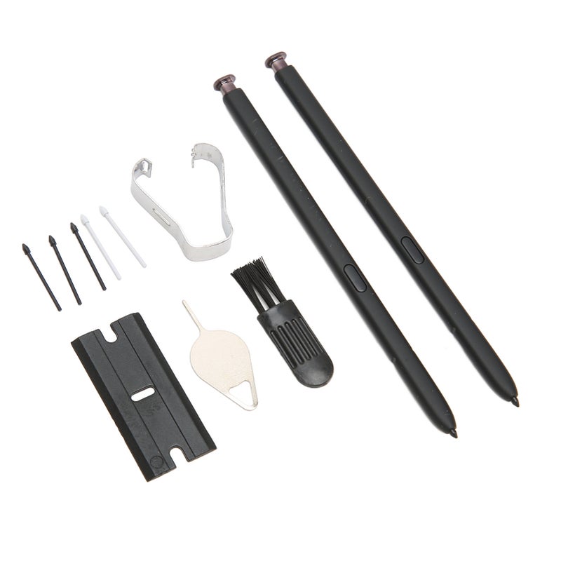 2Pcs Stylus Pen Smart Pen Set Kit with 5pcs Pen Tip for Samsung Galaxy S22 S22 Ultra 5G Black - Image 4