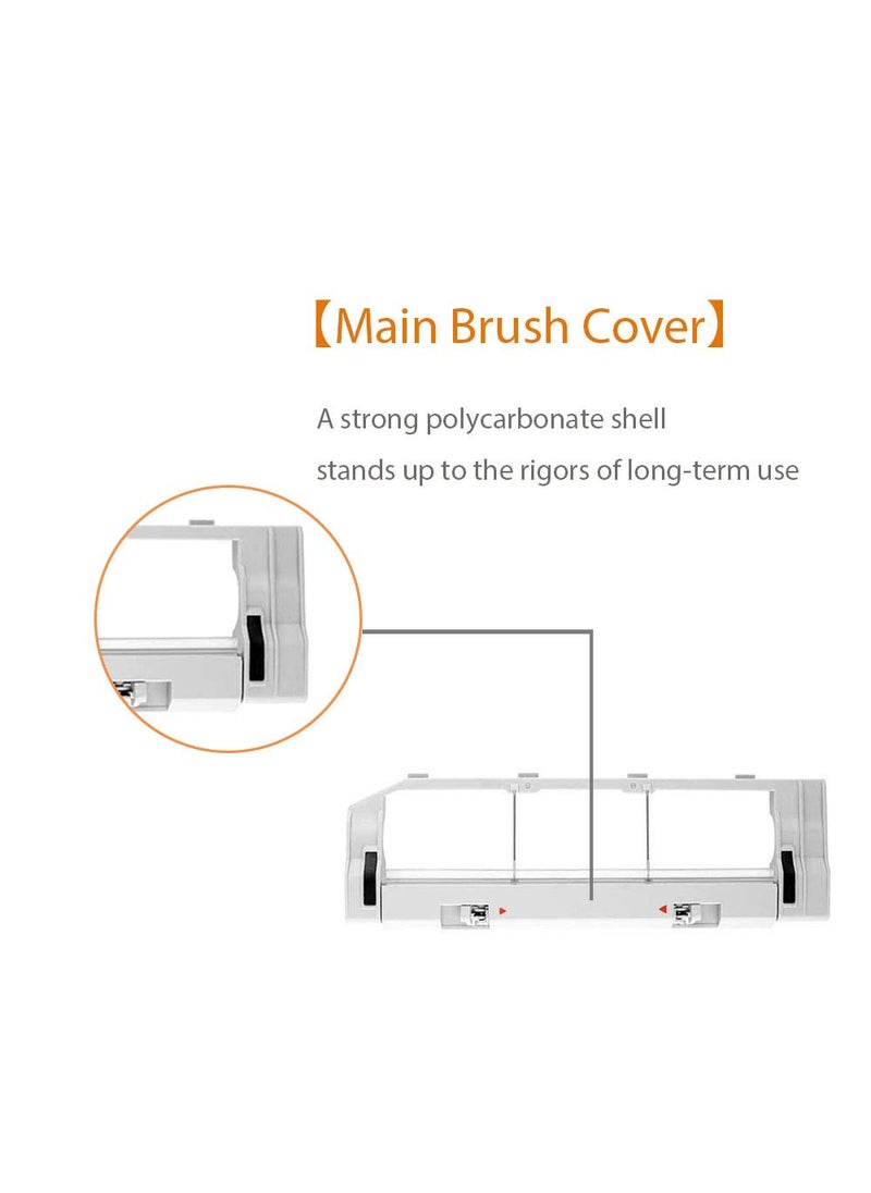 SOFOXYI Replacement Main Brush Cover Parts for Roborock E4, E5, S4, S5, S6, S5 Max, S6 Max Vacuum  - Image 3