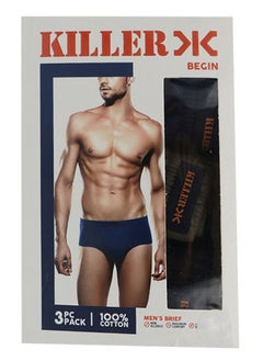 Mens Brief 3pc Cotton  Premium