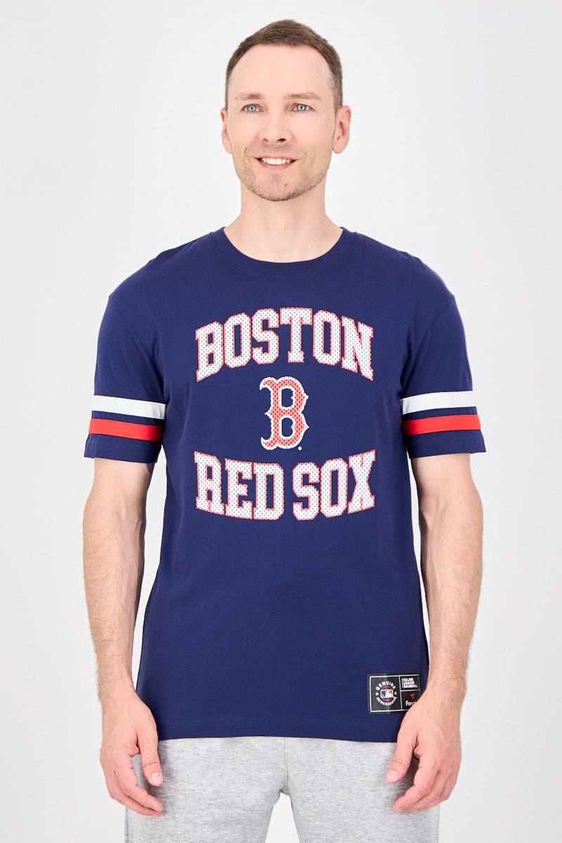 Fanatics x MLB Men Sportswear Fit Short Sleeve Baseball T-Shirt, Navy - Image 1