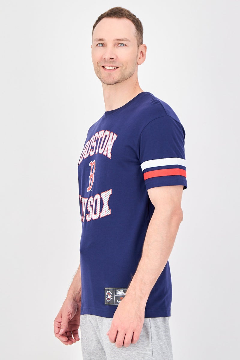 Fanatics x MLB Men Sportswear Fit Short Sleeve Baseball T-Shirt, Navy - Image 2