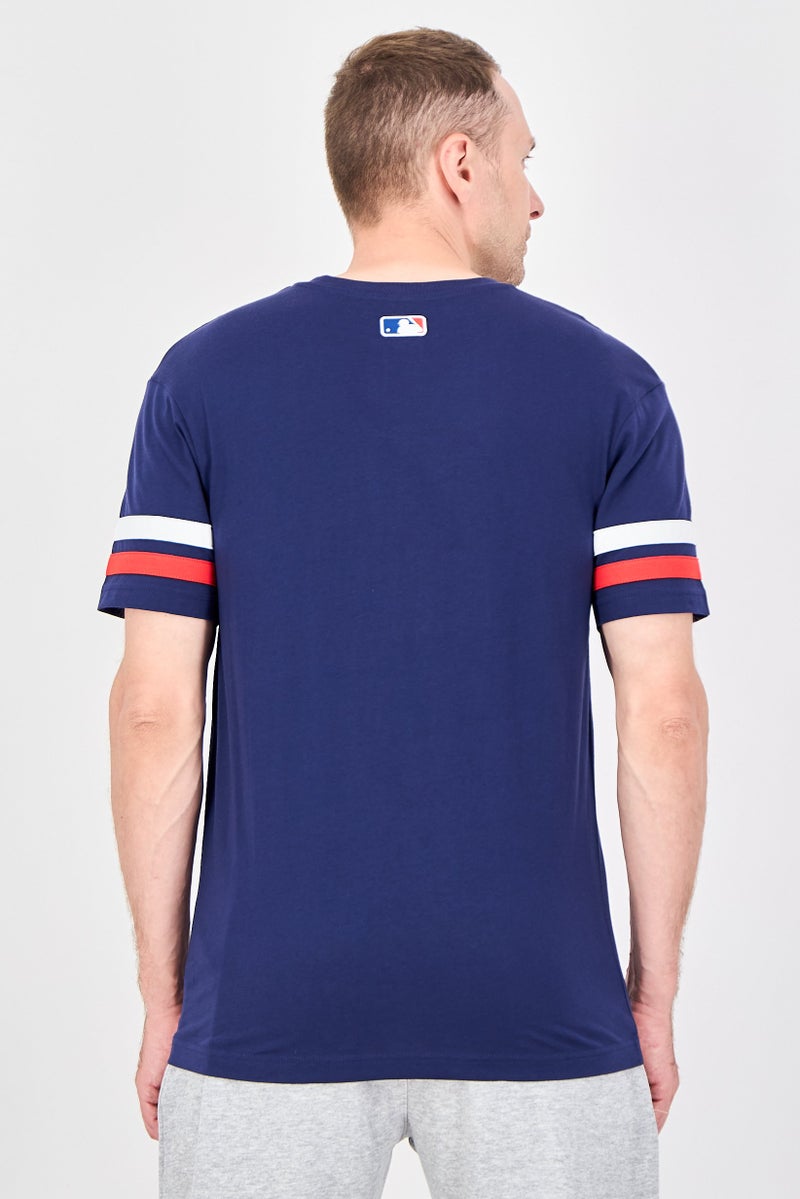 Fanatics x MLB Men Sportswear Fit Short Sleeve Baseball T-Shirt, Navy - Image 3