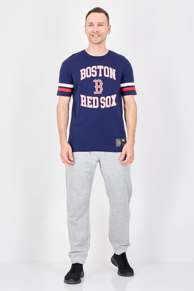 Fanatics x MLB Men Sportswear Fit Short Sleeve Baseball T-Shirt, Navy - Image 4