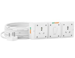 Bitcorp Extension Cord 2500W 15A 16A 20A Spike Guard Thermal Protection 4 Way Multi Outlet 3 Pin 2 Switch Power Cord with 15 Meter Long Wire Cable Suitable for Small and Heavy Duty Appliance - pzsku/Z7FFE0FEDD5A257A9C521Z/45/1746637560/96679886-a7d6-4bec-bc22-3c7adc57d98e