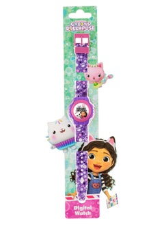PlayandDream Gabbys Dollhouse Purple Digital Watch with Printed Silicone Strap  - Image 3