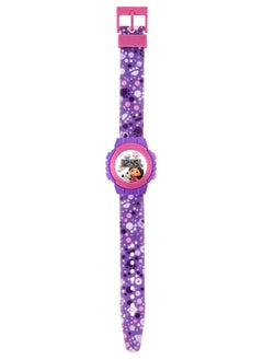 PlayandDream Gabbys Dollhouse Purple Digital Watch with Printed Silicone Strap  - Image 2