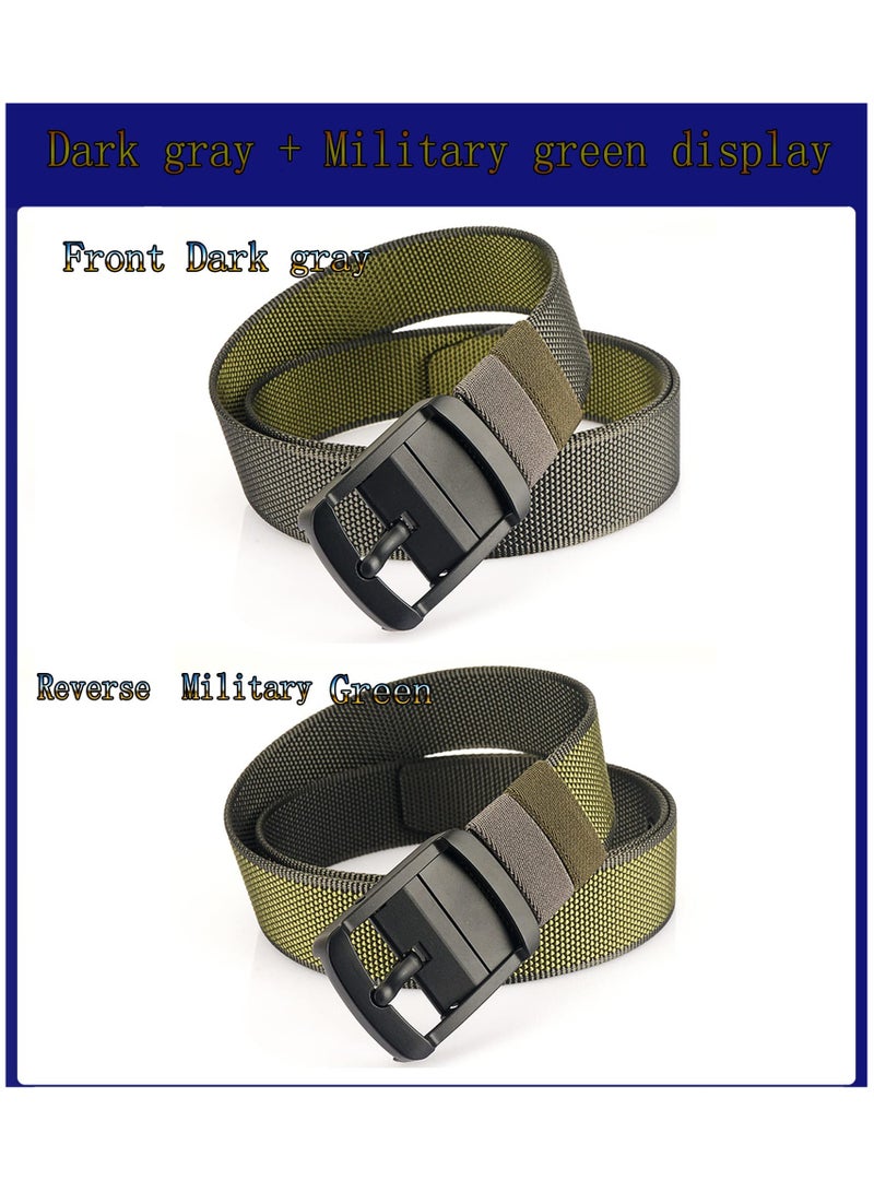 SYOSI Tactical Belt for Men, 1.5 Inch Heavy Duty Belt, Nylon Web Tactical Belt for Men, Reversible Belt, Heavy Duty Work Belt - Image 3