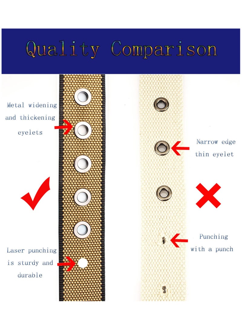 SYOSI Tactical Belt for Men, 1.5 Inch Heavy Duty Belt, Nylon Web Tactical Belt for Men, Reversible Belt, Heavy Duty Work Belt - Image 5