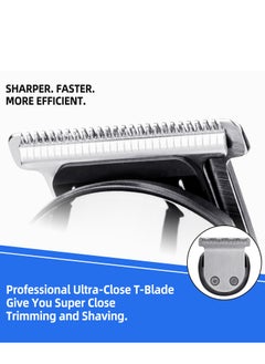 AMINAC Hair Clipper Cordless Professional 11 in 1 Hair Trimmers Multifunctional Mens Grooming Kit for Beard Face Nose and Ear Hair Waterproof USB Rechargeable  - Image 3