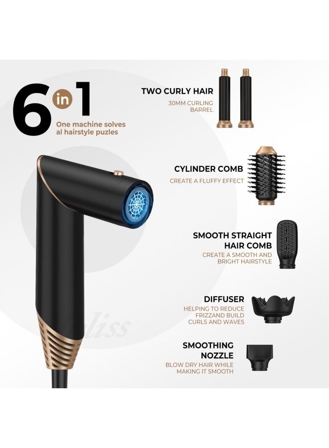 Beauenty All-in-one high-speed hair dryer household hot air comb negative ion blower - Image 2