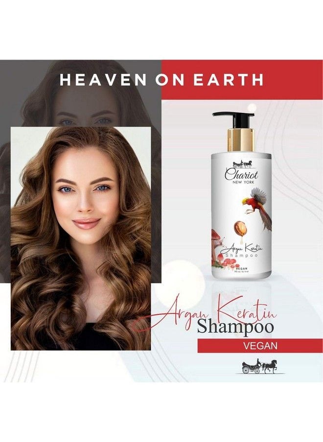 Chariot New York Argan Keratin Vegan Shampoo (300 Ml)  - Image 3