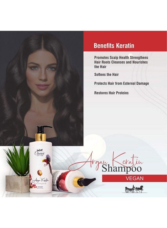 Chariot New York Argan Keratin Vegan Shampoo (300 Ml)  - Image 4