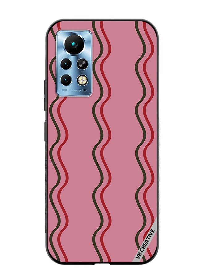 VR CREATIVE Protective Case Cover For Infinix Note 11 Pro Strips Design Multicolour - Image 1