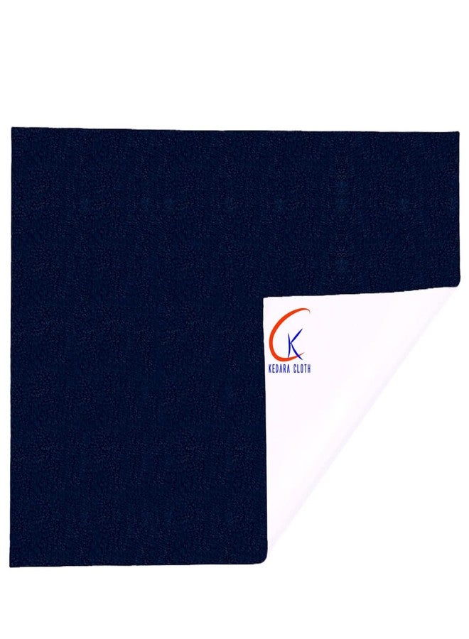 Kedara Cloth Anti-Pilling Fleece Baby Sheet Extra Absorbent Quick Dry Waterproof Bed Protector Blue, 50X70 CM - Image 2