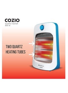 Havells Havells Co zio Quartz room heater - 800 watts (White, Blue)  - Image 2