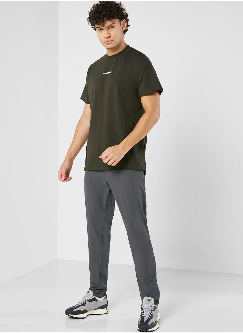 SQUATWOLF Statement Ribbed Smart Pants