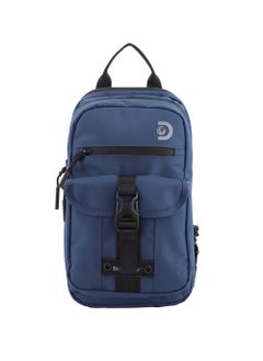 Discovery Discovery SHIELD RPET Polyester Sling Cross Bag Blue, Durable Lightweight Tablet Protective Outdoor Business College Casual Cross Body Bag With Multi Compartment, RFID Pocket  - Image 1