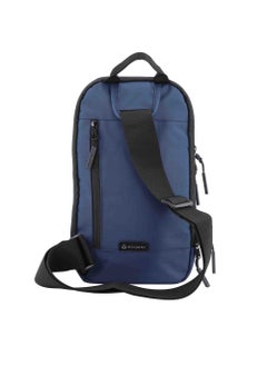 Discovery Discovery SHIELD RPET Polyester Sling Cross Bag Blue, Durable Lightweight Tablet Protective Outdoor Business College Casual Cross Body Bag With Multi Compartment, RFID Pocket  - Image 4