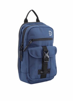 Discovery Discovery SHIELD RPET Polyester Sling Cross Bag Blue, Durable Lightweight Tablet Protective Outdoor Business College Casual Cross Body Bag With Multi Compartment, RFID Pocket  - Image 5