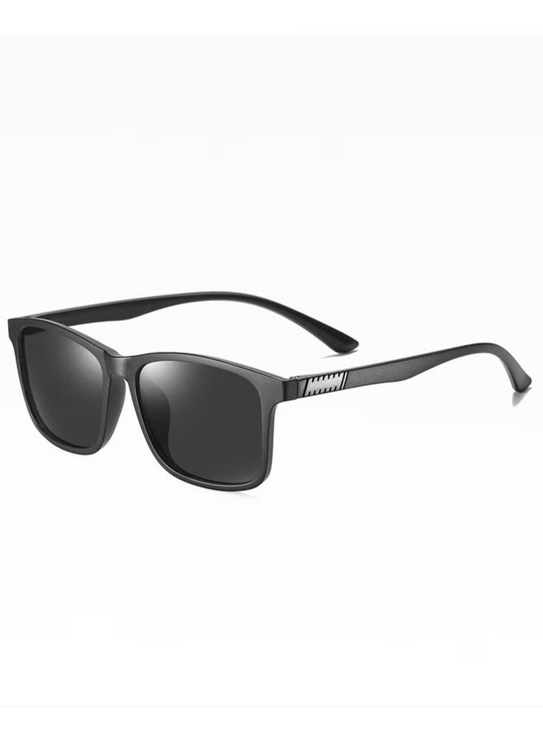 TR90 Polarized Sunglasses for Men and Women Protection Rectangular Sunglasses - Image 3