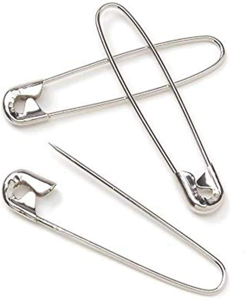 LJL Traders Safety Pins for Saree/Dupatta for Women and Girls, Silver - Set of 36 - Image 4