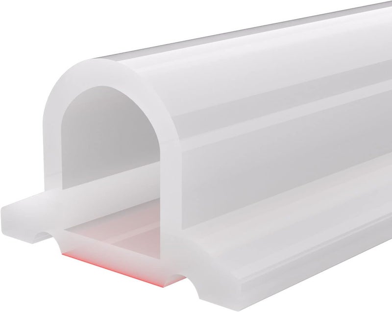 Duzzy 67 Inch Collapsible Shower Threshold Water Dam, Ideal for Wheelchair Accessible, Suitable for Accessibility ADA Handicap Showers - Image 1