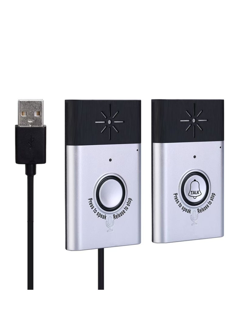 Smart Call Doorbell Loudly Voice Clear Intercom Low Energy Consumption Wireless Voice Door BellSilver - Image 1