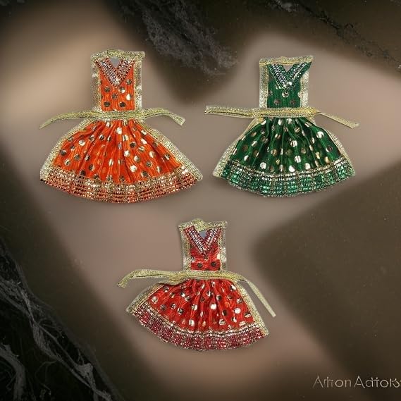 Salvus App SOLUTIONS فستان سالفوس لحلول التطبيقات بوشاك غوديس فستان ليهينغا فهتكا ديفي مAA فستان شيرينغار زينة فاسترا مATA راني فستان دورغا عبوة من 3 - Image 4