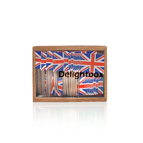 DELIGHTBOX Flag Toothpicks (100) (British) (British) - Image 1