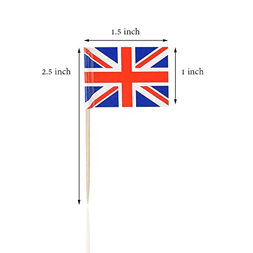 DELIGHTBOX Flag Toothpicks (100) (British) (British) - Image 5